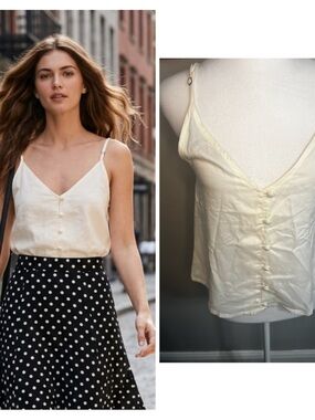 Farm Rio Tank White/ Cream Small P
Buttons adjustable straps